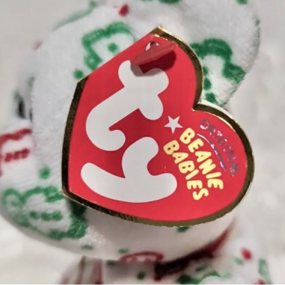 *GINGERSPICE 2008 Hallmark Exclusive Bear,TY Beanie Babies, Embroidered, Rare - Picture 4 of 7